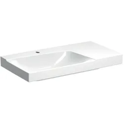 Geberit Xeno2 Waschtisch 500533011 90x48cm, weiß KeraTect, Ablage rechts,mit Hahnloch