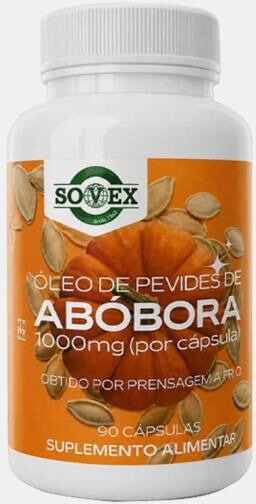 SOVEX® OLEO DE PEVIDES DE ABOBORA 1000 90 CAPSULAS SOVEX