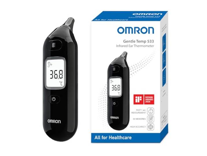 OMRON Gentle Temp 533 Oorthermometer voor Baby´s, Kinderen en Volwassenen