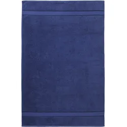 BettwarenShop Handtuch Serie Essential Badetuch 100x150 cm | blau - blau