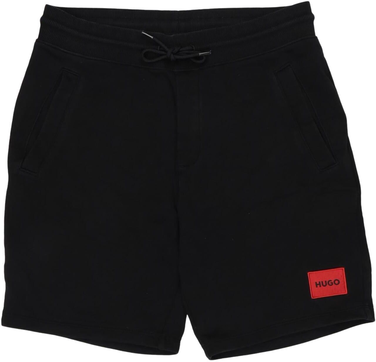 Hugo by Hugo Boss Herren Shorts, Schwarz, Gr. M, Baumwolle - Second Hand
