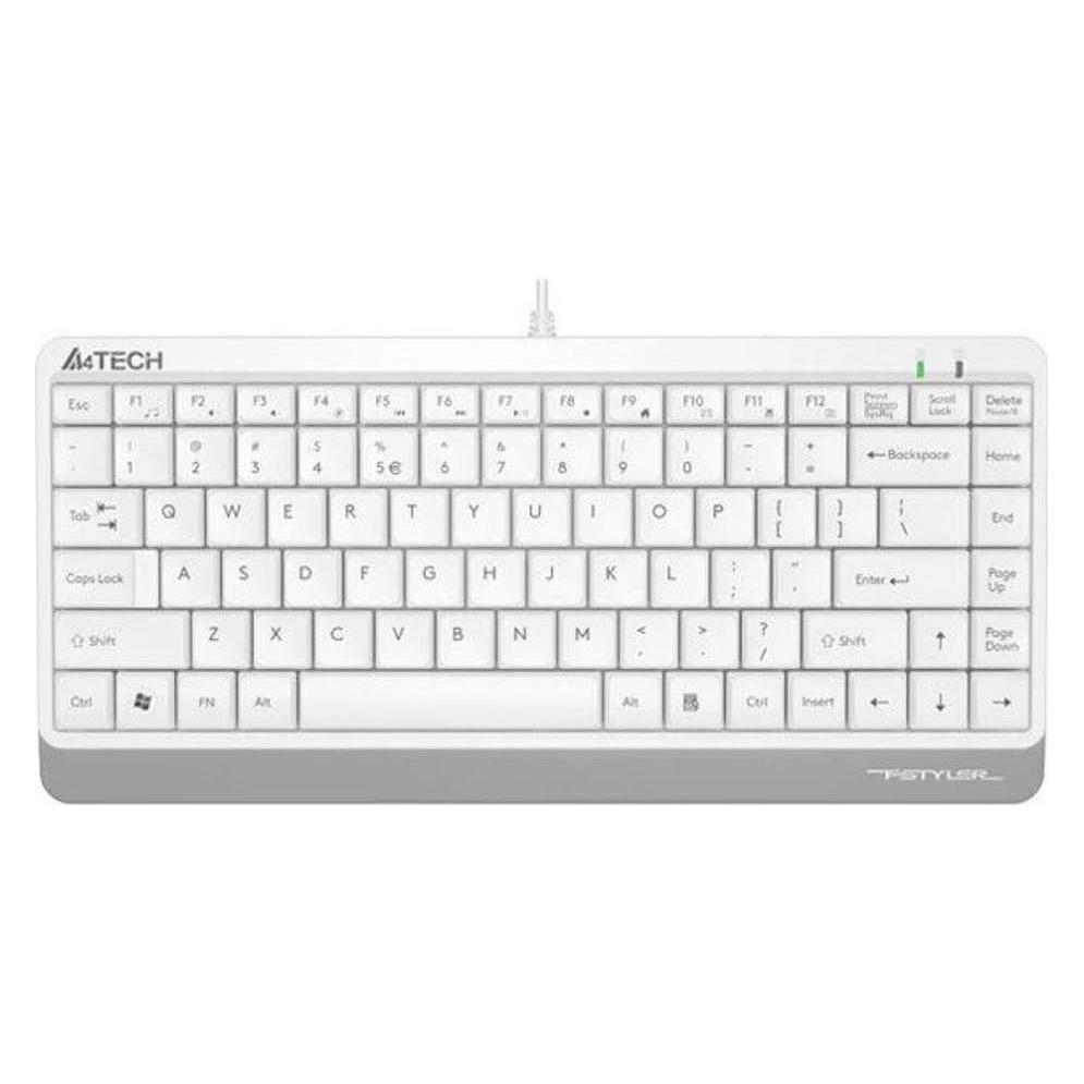 A4Tech Tastatur FSTYLER FK11 weiss A4TKLA47119 (US, Kabelgebunden) (A4TKLA47119)
