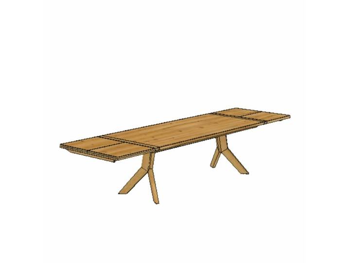TEAM 7 Naturholzmöbel Yps Auszugstisch – in Eiche, Eiche wild, Nussbaum oder Nussbaum wild - Eiche wild geölt - 2 x 60 cm - 200 Ausziehfunktion Modern, Natur, Zeitlos