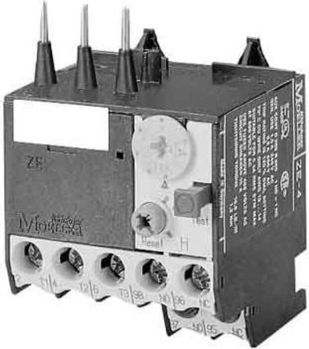 Eaton ZE-0,4 vermogensrelais, zwart