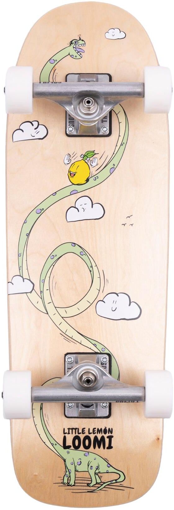 Skateboard "Loomi Boards Corkgrip Brachi 24.75", bunt (beige, mehrfarbig), Skateboards, Skateboard beige, mehrfarbig Einheitsgröße