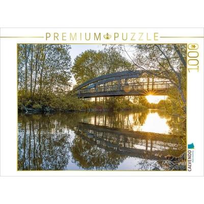 CALVENDO Puzzle Ratheimer Brücke | 1000 Teile Lege-Größe 64x48cm Foto-Puzzle für glückliche Stunden