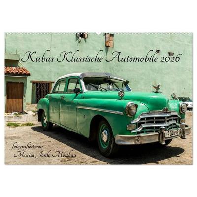 Kubas Klassische Automobile 2026 (Wandkalender 2026 DIN A2 quer), CALVENDO Monatskalender