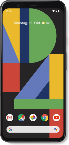 Google Pixel 4 XL 16cm (6,3 Zoll), 16MP, 6GB RAM, 64GB Speicher, Farbe: Weiß