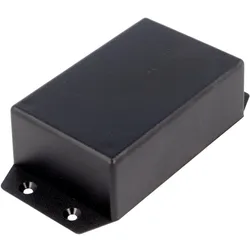 GAINTA UTILITY BOX Gehäuse universell, mit Halterung, ABS, schwarz, 53,7x108,5x30mm,