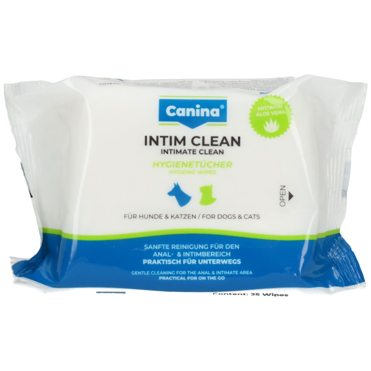 Intim Clean Hygienetücher f.Hunde/Katzen 25 St Tücher