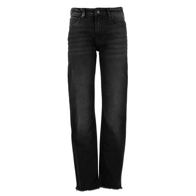 Slim-fit-Jeans 2Y STUDIOS "2Y Studios Luvina Slim Fit Jeans", Damen, Gr. 29, Normalgrößen, schwarz (washed schwarz), 100% Baumwolle, unifarben, Jeans Slim-fit-Jeans