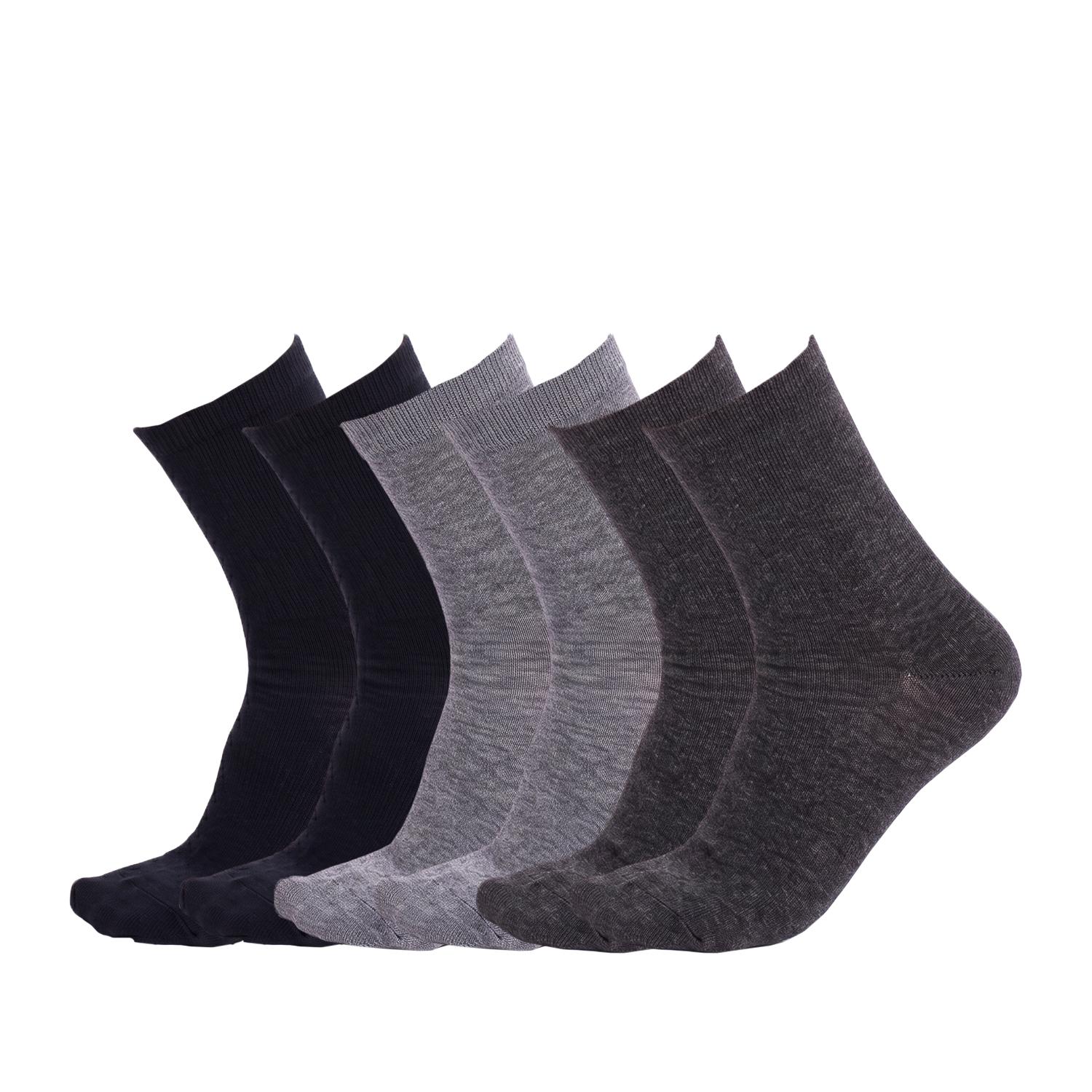6 Paar Damen Baumwolle Mittelhohe Socken S25609