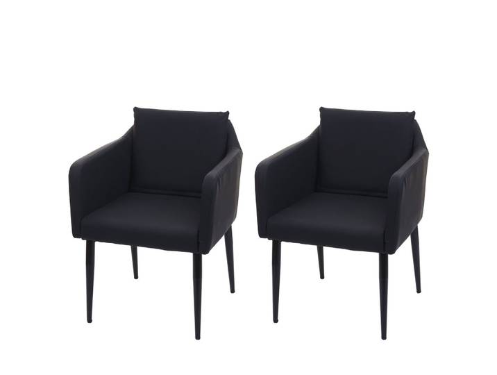 ESSZIMMERSTUHL Schwarz 2er-Set