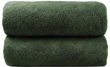 JML 2 Pack Fleece Bath Towel, Absorbent Velvet Bath Towels