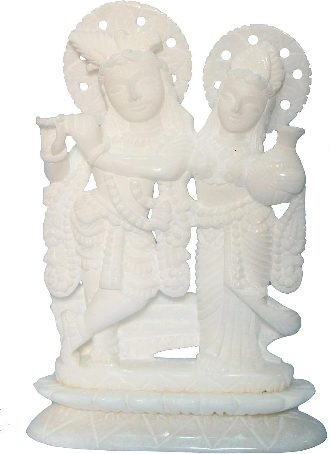 Handgemaakt Radha Krishna Marmer Beeldje voor op tafel