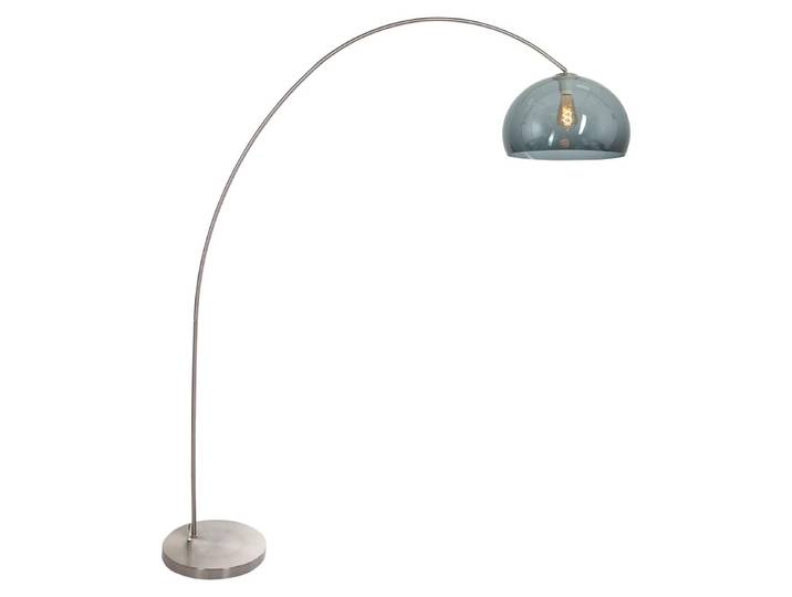 Lampadaire - acier - Solva - plastique métal - lampe arquée - E27 - 3920ST - Mexlite