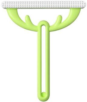 United Antler Pet Hair Remover Brush Reusable Cat Hair Removal Brush For Clothes Furniture And Upholstery green