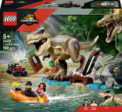 76975 LEGO JURASSIC WORLD Flucht vor dem T.Rex