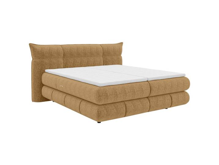 Boxspringbett Auris Senfgelb ca. 140x200cm