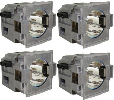 Jaspertronics™ Original Lamp & Housing QuadPack for the High End Systems DML-1200 Axon Projector - 1 Year Warranty