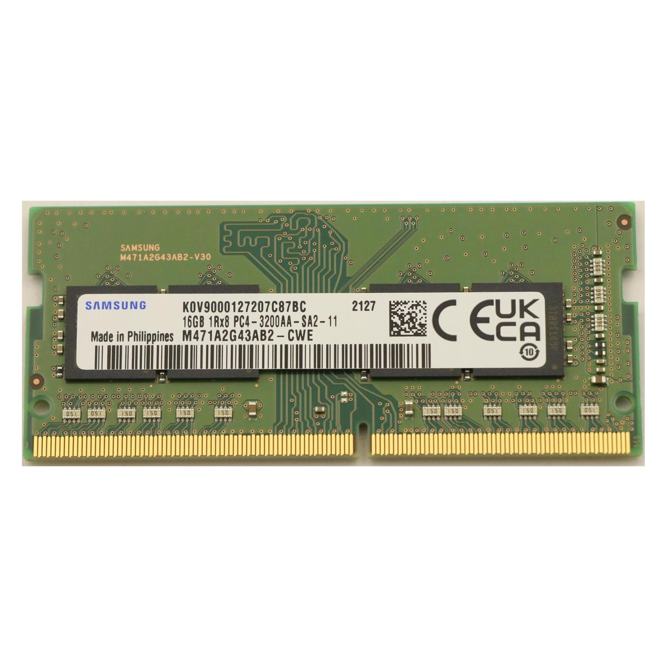 Lenovo SoDIMM,16GB,DDR4,3200,Samsung (3200 MHz, DDR4-RAM, SO-DIMM) (5M30V06970)