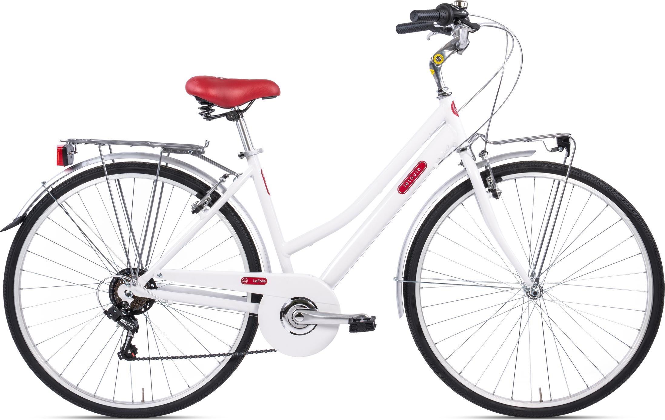 Letoule LaFolie - City Bike 28 - 6V Aluminium Damen - Neve (Weiß)