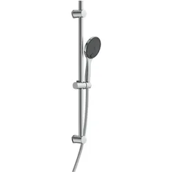 Eisl, Duschbrause, Brausestangenset Bad GRANDE VITA Stangenbrause-Set Chrom Anthrazit Inklusive Handbrause DX7030CSB (3 Strahlarten, 16 l/min)