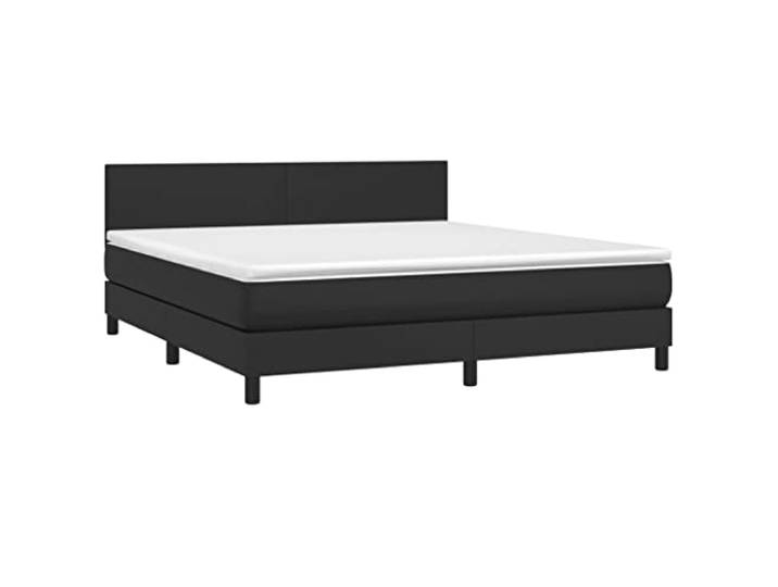 KTHLBRH Bett für Senioren mit Kopfteil aus Massivholz Sitzhöhe 45 cm, Latten aus Sperrholz, Platz unter Bett 35 cm, 90 x 190 cm