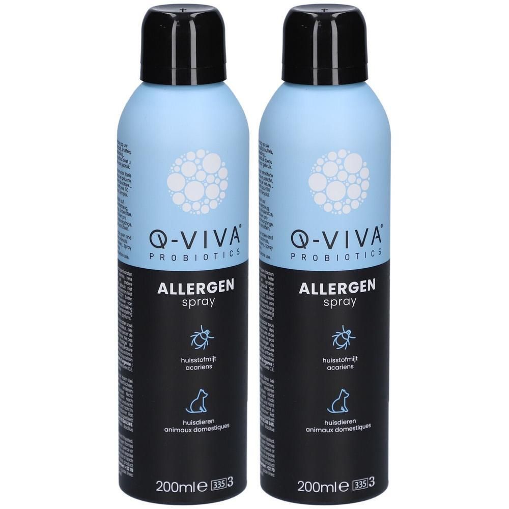 Q-Viva probitiotics Allergen Spray 200ml x2 2x200 ml