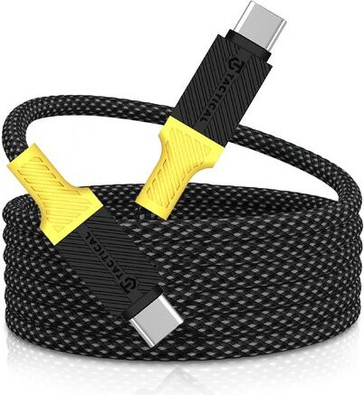 Tactical MagRope USB-C naar USB-C kabel, zwart/geel