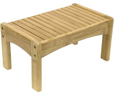 Sorbus Small Bamboo Stool - Foot Rest for adults & Kids