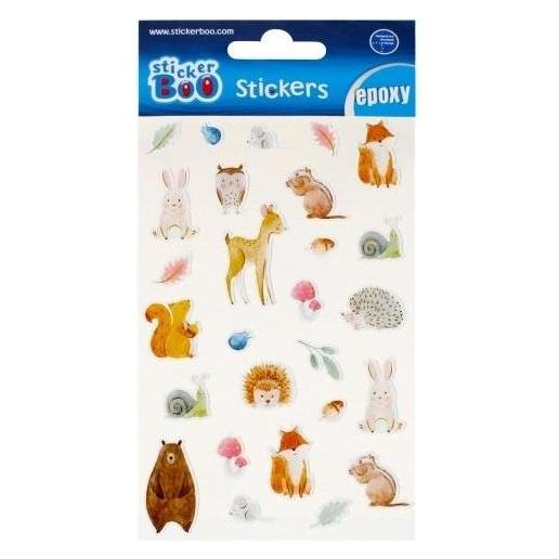 Sticker Boo Aufkleber BOO Aufkleber Waldtiere (27 Sticker) (41943681)