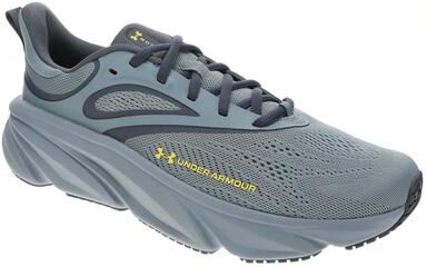 Under Armour Charged Rogue 6 (Men's) Athletic in Blue Wind/Downpour Grey/Flash Light, Size 9.5 M, Leather/Rubber/Synthetic