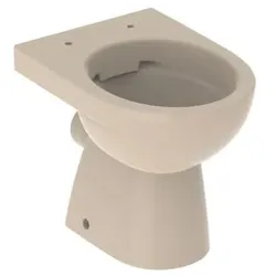 Geberit Renova Stand-Tiefspül-WC 500798001 Abgang horizontal, teilgeschlossene Form, Rimfree, bahamabeige