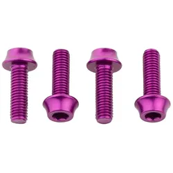 WOLF TOOTH Schrauben Set M5 x 15 mm Flaschenhalterschrauben | farbig l