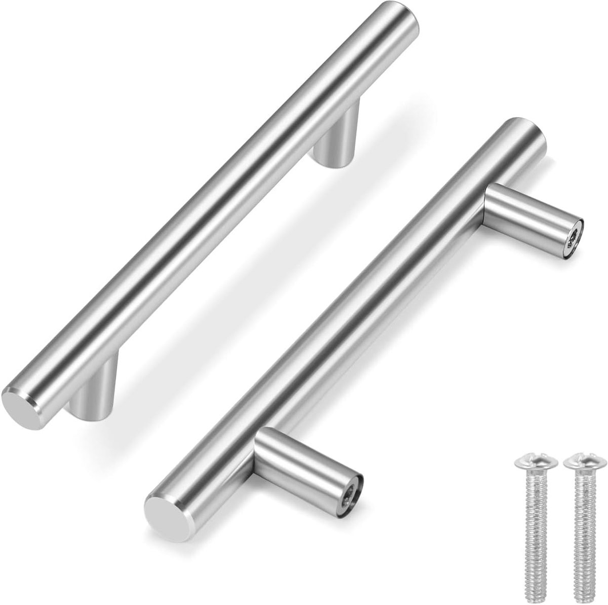 RVS Keuken Deurgrepen en Lade Handgrepen Set - Stijlvolle T-Bar Trekknoppen 6 inch