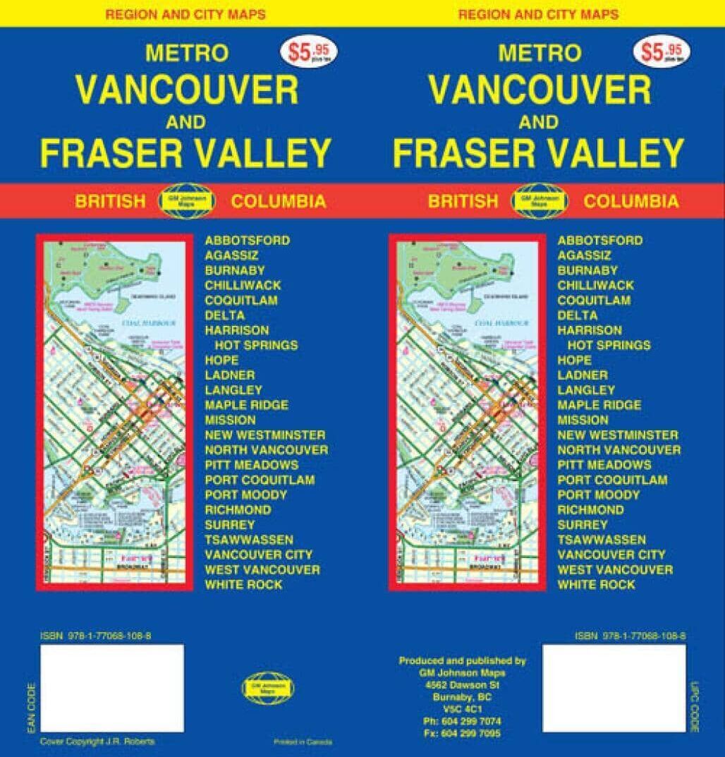 Vancouver - Région métropolitaine et vallée du Fraser - Canada   GM Johnson