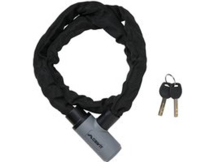 CRIVIT Chaîne antivol pour vélo ou câble antivol blindé pour vélo (Serrure à chaîne avec clé)