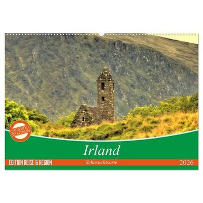 Irland - Sehnsuchtsorte 2026 (Wandkalender 2026 DIN A2 quer), CALVENDO Monatskalender