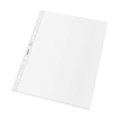 Leitz® Prospekthüllen Recycle, Format DIN A4, Universallochung, dokumentenecht, transparent, 25 Stück
