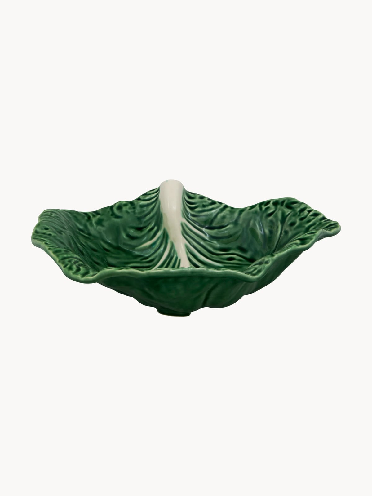Handbeschilderde serveerschaal Cabbage van Bordallo Pinheiro
