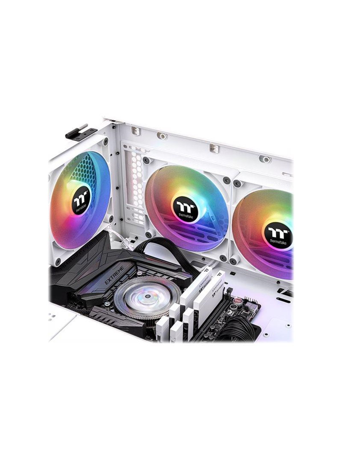 Thermaltake CT140 ARGB Sync - Gehäuselüfter - 140mm - Weiß
