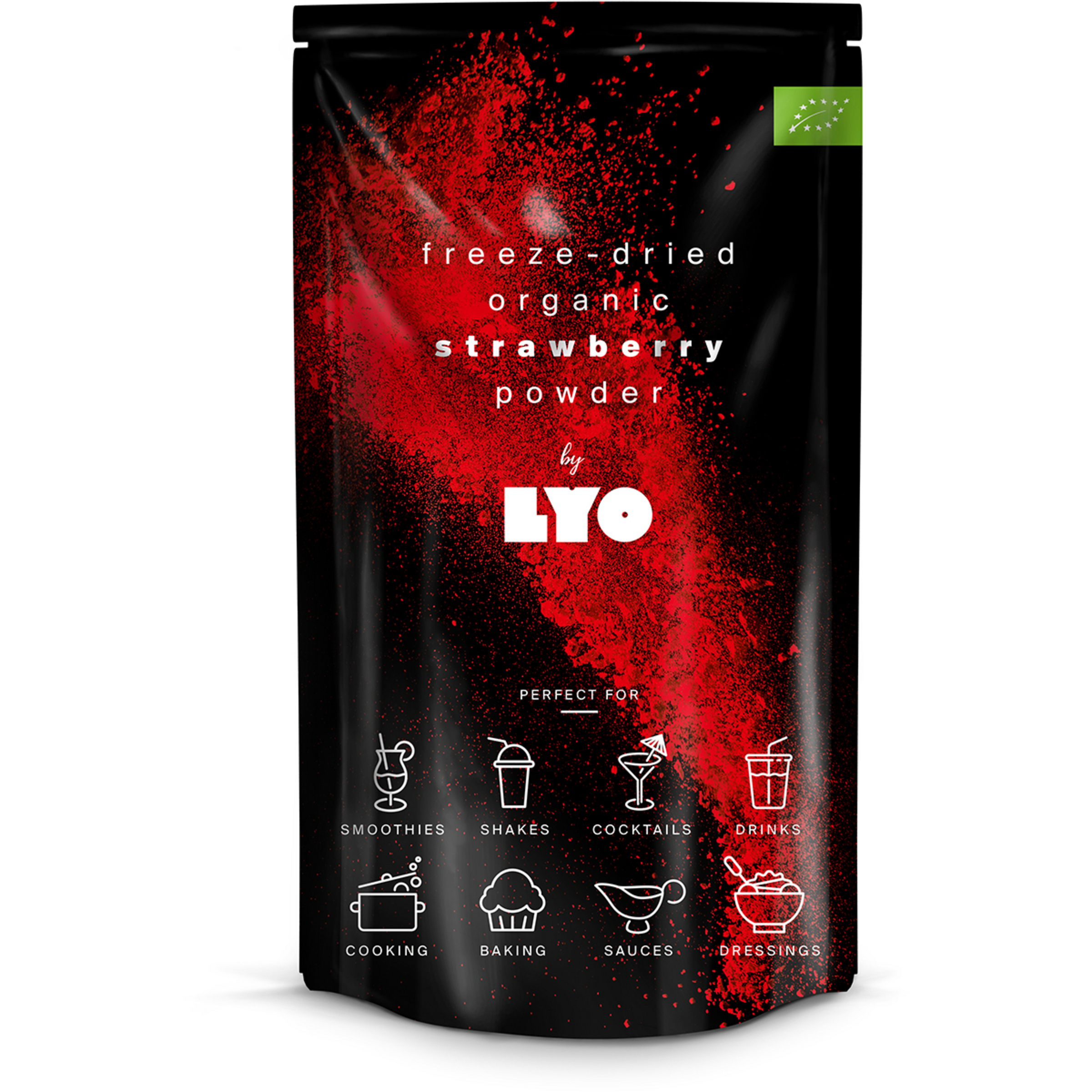 Lyofood Bio-Erdbeerpulver Trekkingnahrung Größe 50g