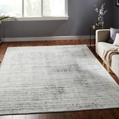 Copper Grove Soldanesti Grey and Sky Blue Area Rug