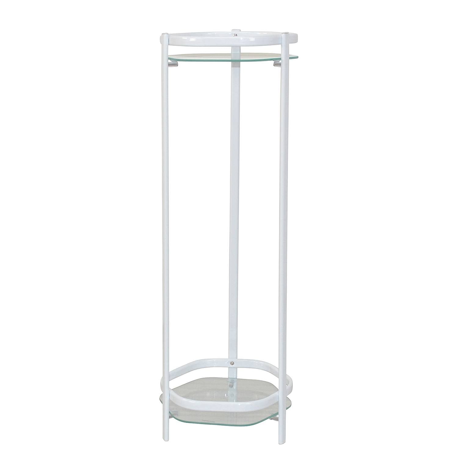 home24 Plantenstandaard Barcelos wit metaal 86 cm