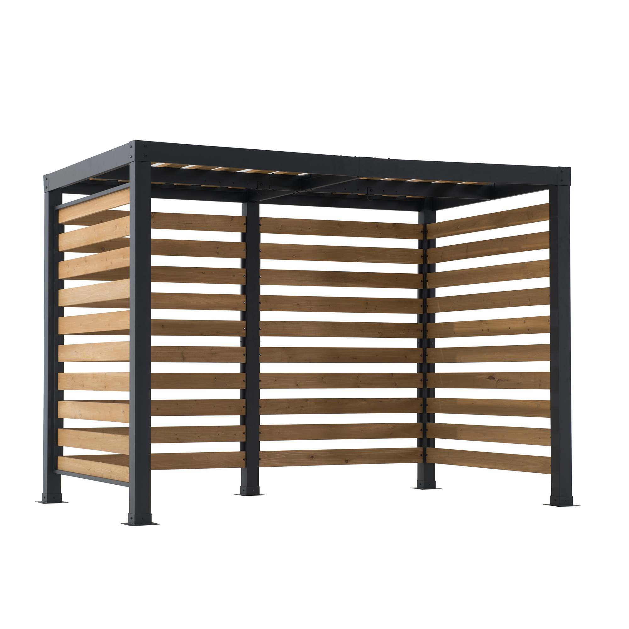 Sunjoy Stahl/Holz Pergola / Pavillon 2x3 MARAO - 191cm x 313cm