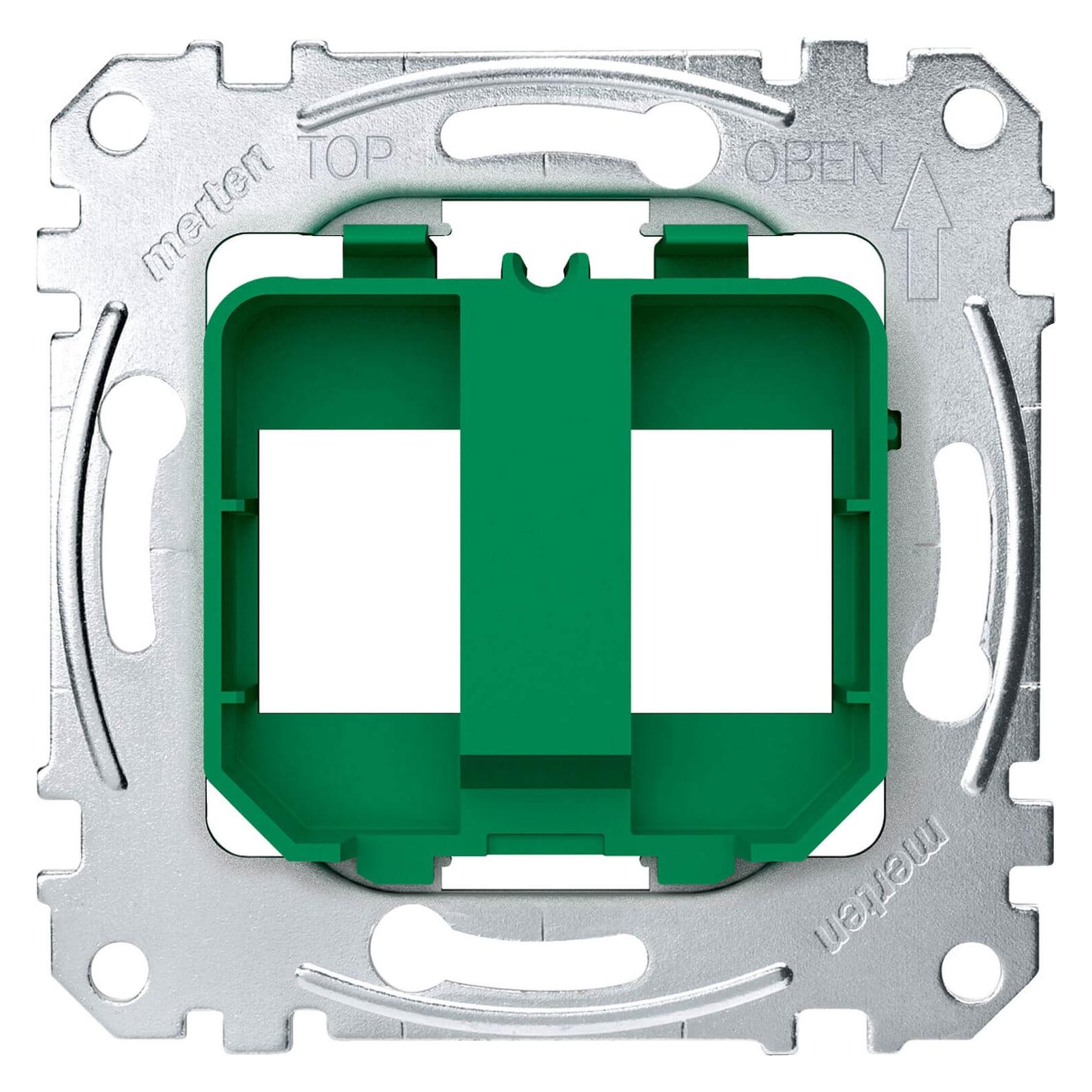 Merten Einsatz Mod-Jack 2f gn glz Schraubbef MEG4566-0004 (MEG4566-0004)