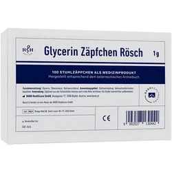 Glycerin Zäpfchen Rösch 1g 100 St