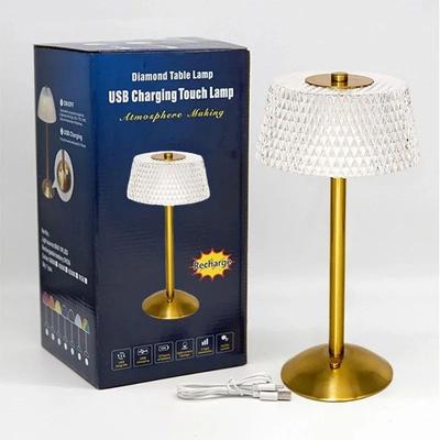 Inspired Living Cordless Rechargeable LED Table Lamp With Touch Dimming For Bedroom & Home Decor 1pc