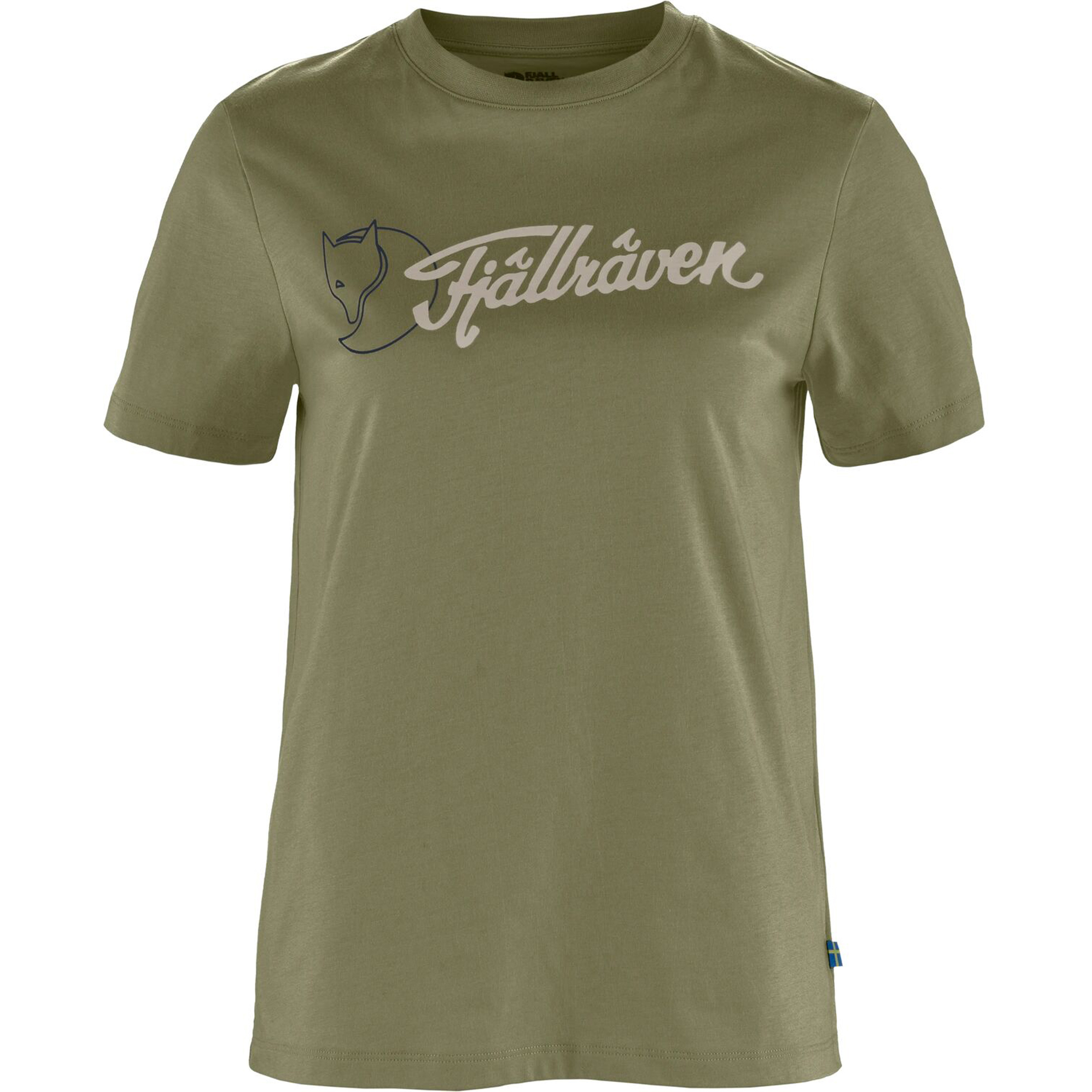 Fjällräven Archive Logo Damen T-Shirts oliv Größe L Atmungsaktiv
